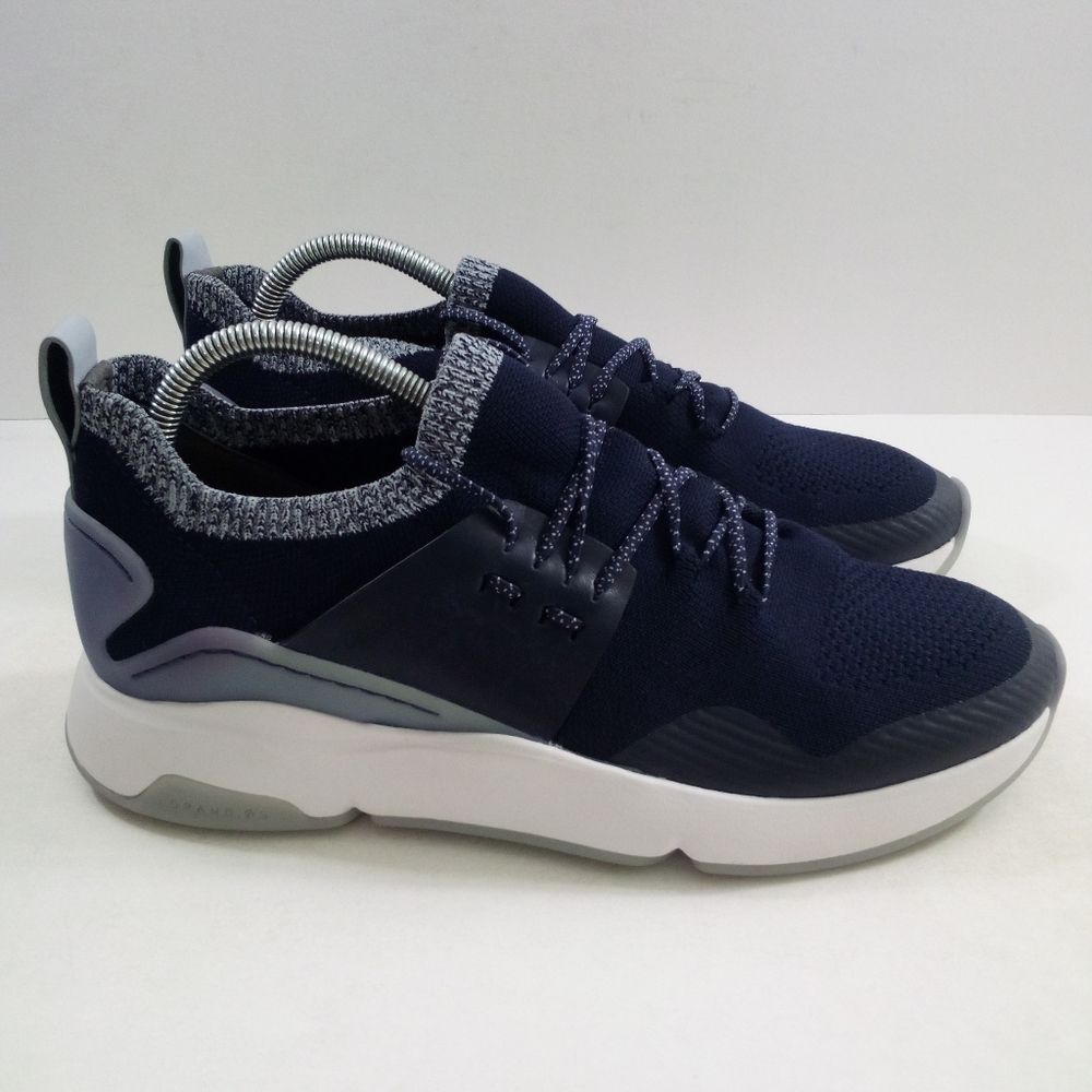 Cole Haan Zerogrand Boys 7 Women 9.5 Knit Blue White Running Shoes